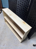 Lightweight Low 2 Shelf Bookcase