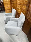 Ashley Furniture Pair of Gray Upholstered Chairs