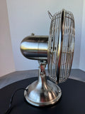 Hunter Retro Brushed Metal 3-Speed Oscillating Fan (WORKS)
