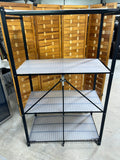 Lightweight Black Metal Shelf