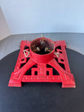 Department 56 Red Vintage Cast Iron Full Size Christmas Tree Stand in Box