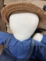 Faceless Amish Dolls, 2 pc