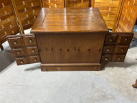 End Table with "Faux Drawers" Cabinet Door