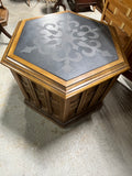 Hexagon End Table/Cabinet (A)