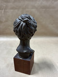 Abraham Lincoln Bust On Wood Stand