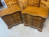 Pair of Three Drawer Nightstands, Made in Indonesia
