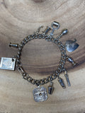 Light Gold Tone Charm Bracelet