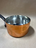 Small Copper Tin Lined Sauce Pan