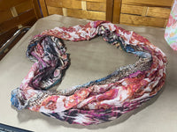 Coral Tone Scarf Lot, 3 pc
