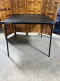 Meco Black Folding Card Table (A)