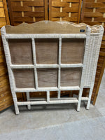 Pier 1 Pair of Twin Headboards with Metal Bed Frames