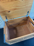 Anheuser-Busch Budweiser Wooden Crate with Hinged Lid