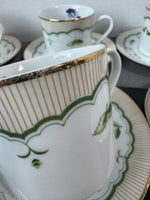 16-Piece Georges Briard Victorian Garden Teacup & Saucer Set