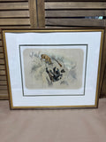“Accident de chassel” #18 Print; Signed