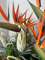 XL Faux Birds of Paradise Floral Arrangement