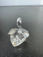 (F) Swarovski Crystal Swan