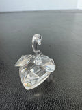 (F) Swarovski Crystal Swan