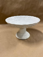 White Pedestal Candy Dish