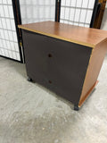 Pressed Wood Rolling Printer Stand, Cardboard Backing