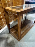Petite Console with Cane and Glass