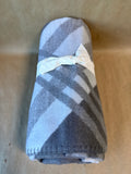 Plaid Fleece Throw - Appears Unused // 2 Available // PRICED INDIVIDUALLY