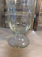 (B) Tall Bubble Glass PedestalCandle Globe