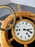 Schatz Vintage Ship’s Wheel Clock