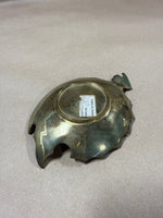 Small Brass Leaf Trinket Dish