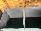 Brown Canvas Organizer Lot, 8 pc