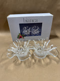 Bianca Walther Floral Glass Divided Relish Dish