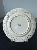 Hartley Greens Leeds Pottery England Creamware Pierced Salad Plate (5 AVAILABLE—PRICED INDIVIDUALLY AT $65 EACH)