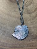 Silver Tone Necklace with Native American Pendant