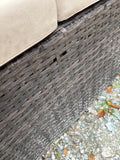 All Weather Wicker Loveseat and Table Set