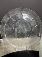 77-Piece Arcoroc France Clear Fleur Glass China Set