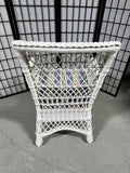 White Wicker Chair