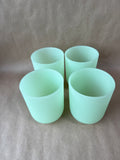 Ribbed Majestic Jadite Green Drinking Tumblers // 2 Sets Available // PRICED INDIVIDUALLY