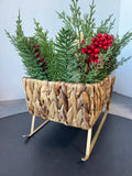 Bee & Willow Holiday Sleigh with Flameless Candles (WORKS)