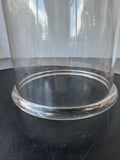 Tall Heavyweight Vintage Clear Glass Bell Jar