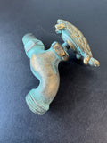 Solid Brass Turtle Spigot with Patina