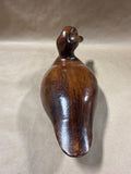(A) Hand Carved Mallard Duck Decoy
