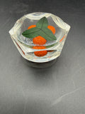 Clear Acrylic Fruit Paperweight