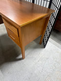 Mid Century Style Teak Veneer Desk(A)***HEAVY ITEM***READ DETAILS ON PICK UP POLICY***