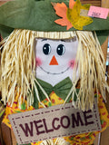 Autumn Decor -Large Scarecrow Pair