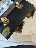 Birch Hill Vintage Gold Tone Clip Earrings