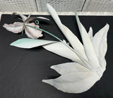 Large Pastel Iris 3-Dimensional Metal Wall Art