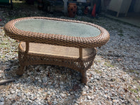 Rattan Patio Coffee Table