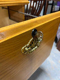 Wood Craft Co. Two Drawer File Cabinet with Key (A)***HEAVY ITEM***READ DETAILS ON PICK UP POLICY***