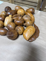 (C) Lot Of Mid Century Wooden Fruit — 21 Pieces