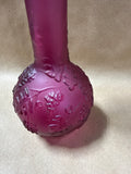 Avon Skin So Soft Grapes Purple Glass Decanter (A)