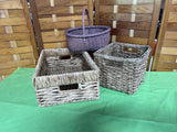 Basket Lot, 3 Assorted Baskets